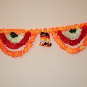 Artificial plastic toran for  Door hanging , Diwali decoration , Wall Hanging ,  Puja Mandir Decoration ,  Flower Tora,  bandhanwar ,Toran