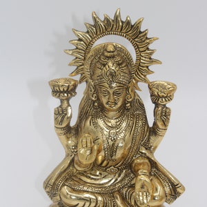8 inch big Ganesha idol , laxami idol, Ganesha murti, metal Ganesha and laxami idol for Pooja , Ganesha idol for Pooja ,laxami idol for Puja