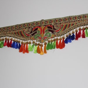 Arihant Creations -  Toran Door Hanging/ diwali decoration /Door Valance/ Toran/ latkan decor/ festival decor/decoration with mirror/