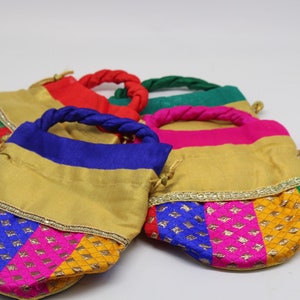 Small postal bag, pouches for gifts,  Indian Potli Bag, | small Diwali gift, Return Gift Packing,  Marriage gift,  Indian return gift