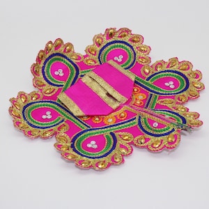 Baby Krishna dress, beautiful hand made Krishna clothes/laddoo gopal dress /bal gopal poshak/ Krishna vaga/multicolor dress/ Janmashtami