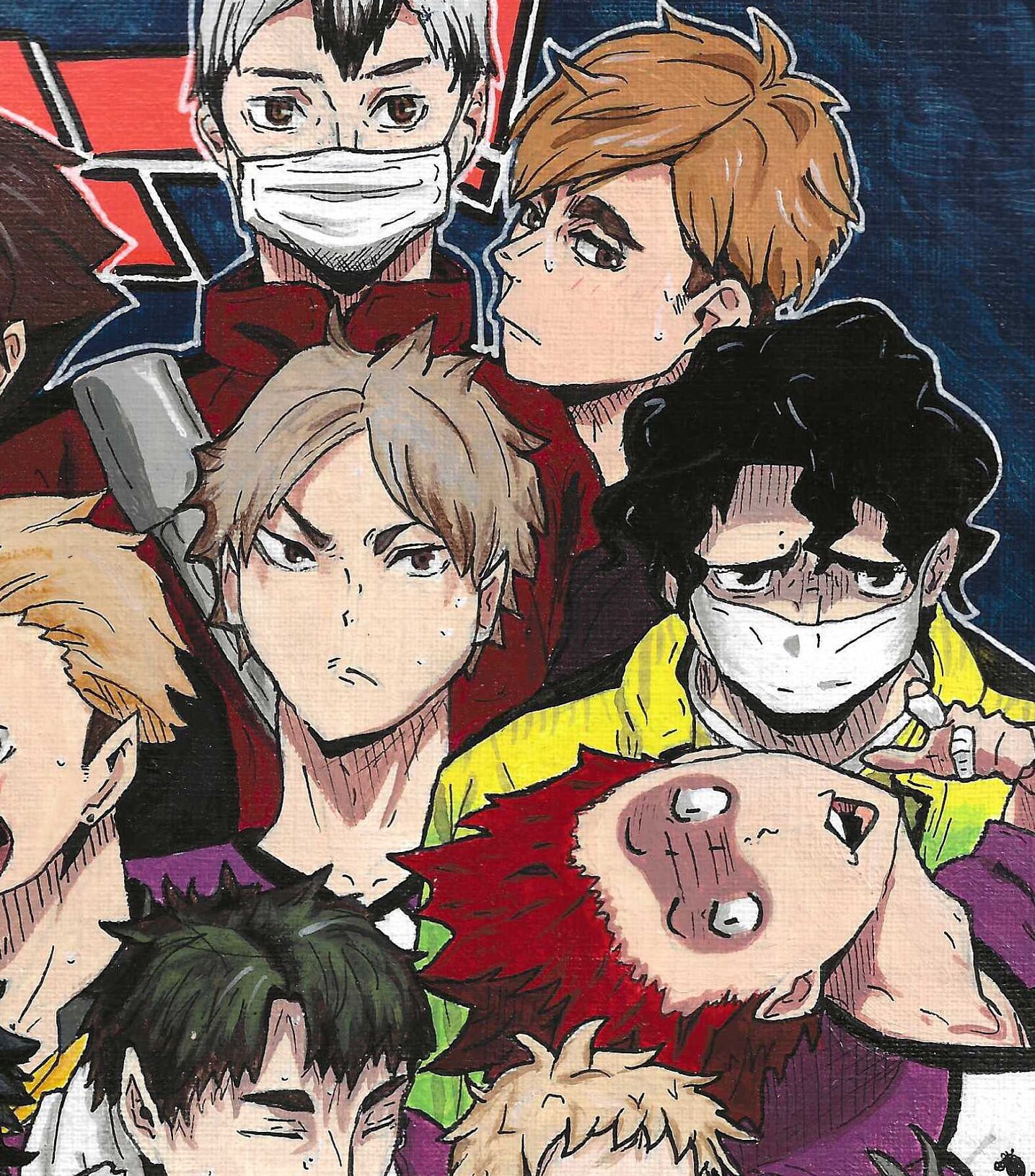 Haikyuu Painting Etsy