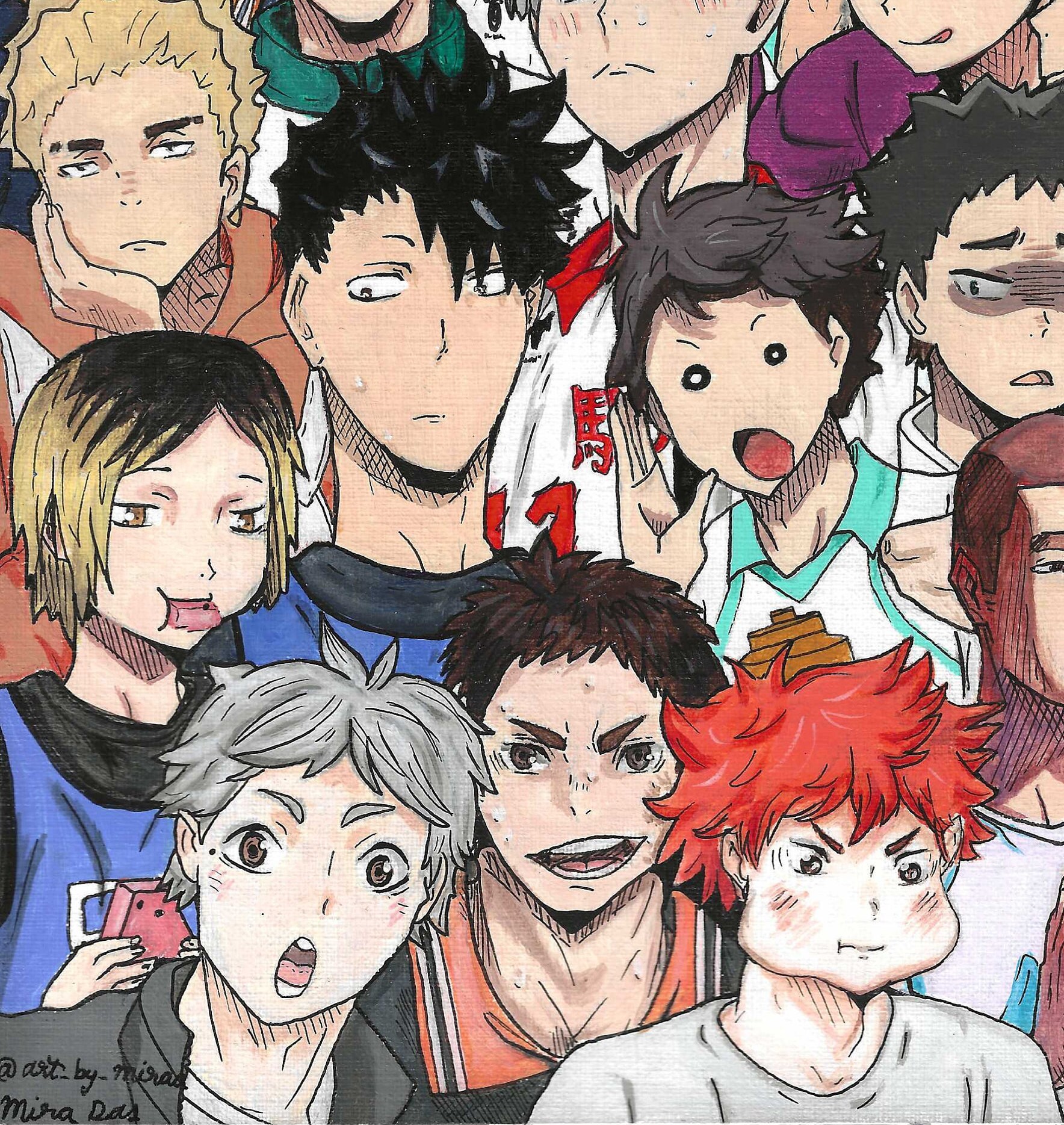 Haikyuu Painting Etsy