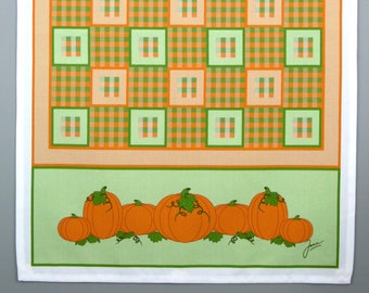 Pumpkin Patch Tea Towel