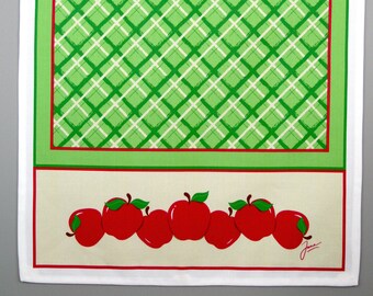 Red Apples Tea Towel