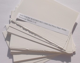 Saunders Waterford: Hot Press, 140lb, 7.5x5.5, 16-Pack, For Travel