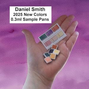 DANIEL SMITH 0.3ml Dot Sampler Pans of 2025 New Colors (Micro Samples)