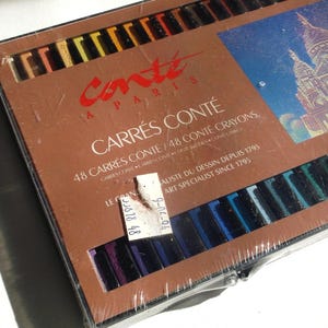 CONTE A PARIS: Vintage France, Conte Crayons, Set of 48 Colors