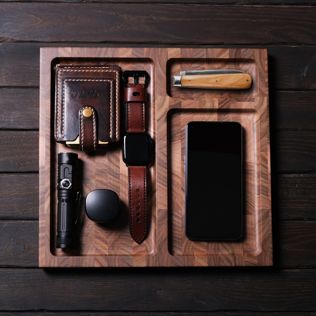 Gift for Him Tray Wood, Gift for Men Who Have Everything, Anniversary ...