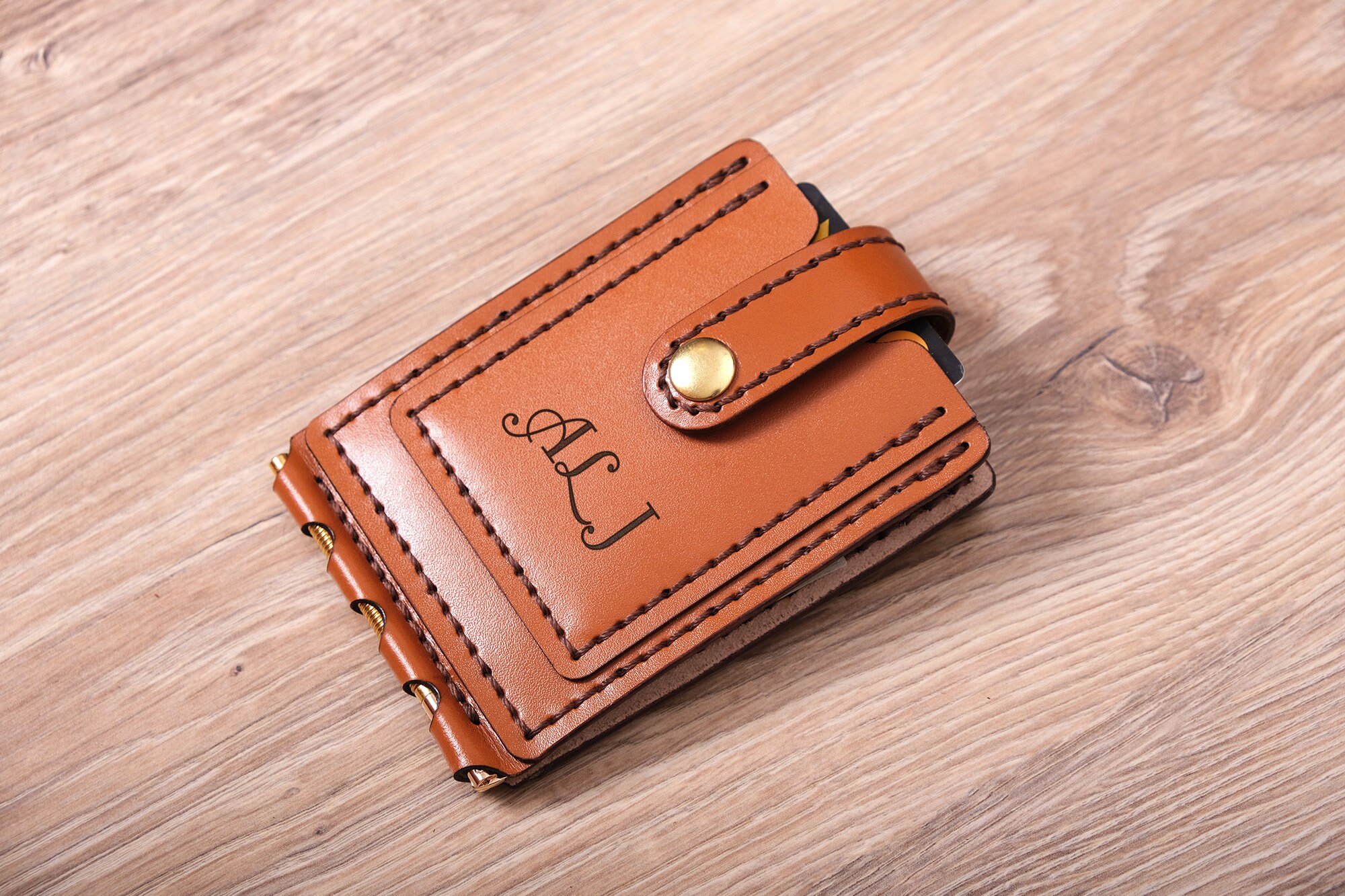 Leather Money Clip Money Clips for Men Money Clip Wallet Etsy