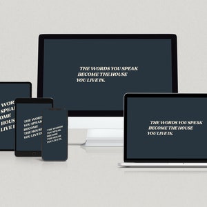 Minimalist Inspirational Quote Wallpaper Set | iPhone Wallpaper, iPad Wallpaper, Macbook Wallpaper, Laptop Wallpaper, Desktop Wallpaper