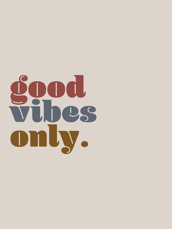 Positive Vibe Aesthetic Background iPad Wallpaper 