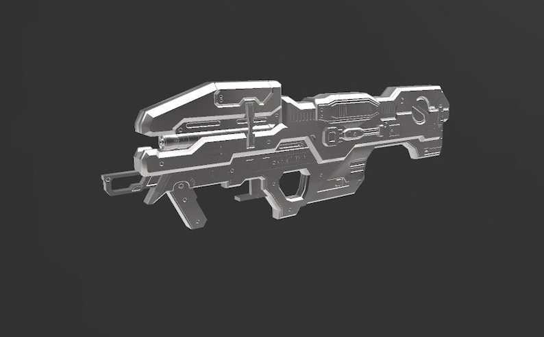 Halo 3 Spartan Laser 3D Model DIGITAL FILE DOWNLOAD Etsy