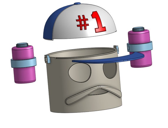 Smitty Werbenjagermanjensen Spongebob inspired drinking helmet
