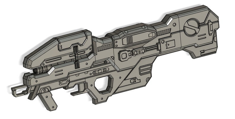 Halo 3 Spartan Laser 3D Model DIGITAL FILE DOWNLOAD Etsy