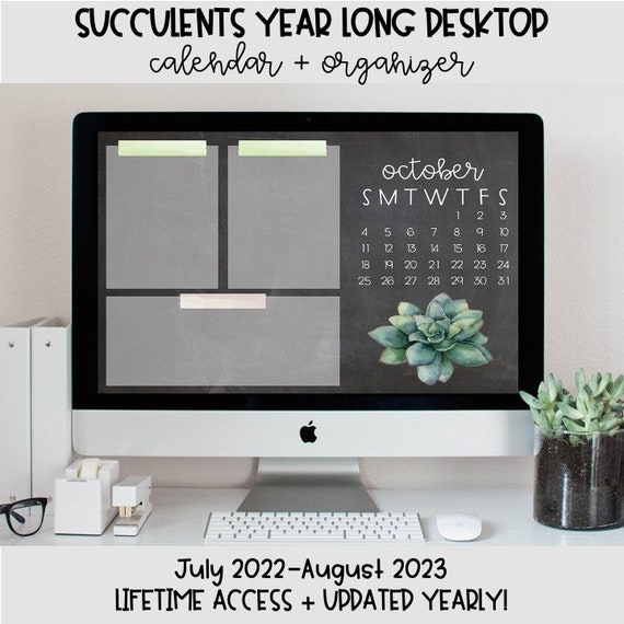 Plant Succulent Desktop Wallpaper Calendar 2022-23 Calendar - Etsy Plant Succulent Desktop Wallpaper Calendar 2022-23 Calendar - Etsy