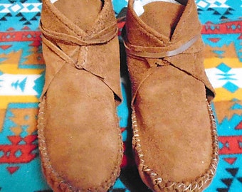 authentic leather moccasins