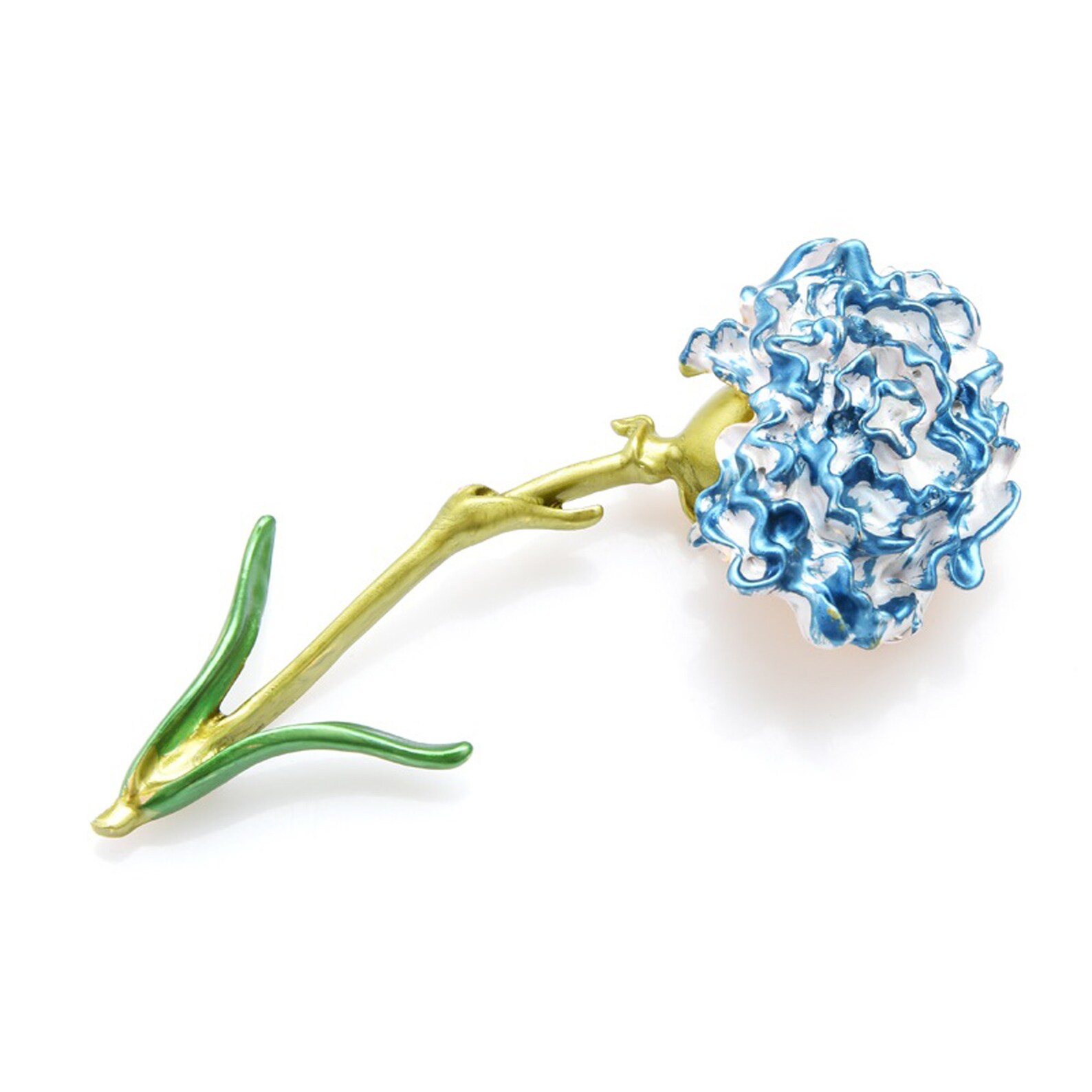 Carnation Flower Brooch Wedding Party Pin Etsy