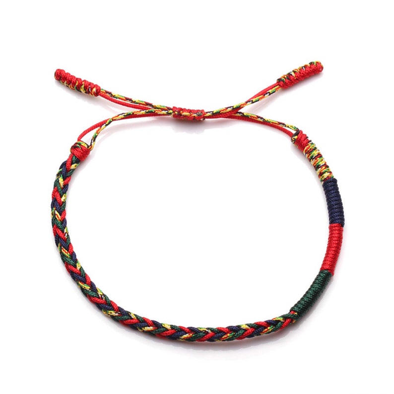 Lucky Knot Friendship Bracelet Tibetan Handmade Etsy