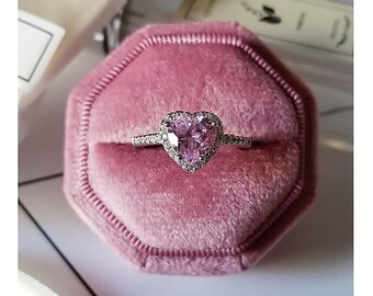 Sterling Silver Pink Enameled Awareness Ribbon Ring by Stackable Expressions Best Quality Free Gift Box Sterling Silver Pink Enameled Awareness Ribbon Ring by Stackable Expressions Best Quality Free Gift Box