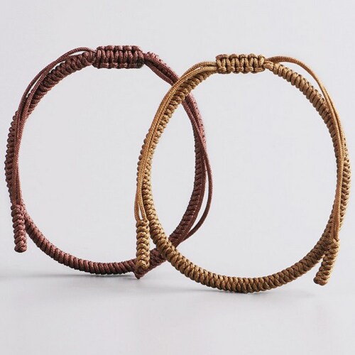 Lucky Knot Friendship Bracelet Tibetan Handmade Etsy