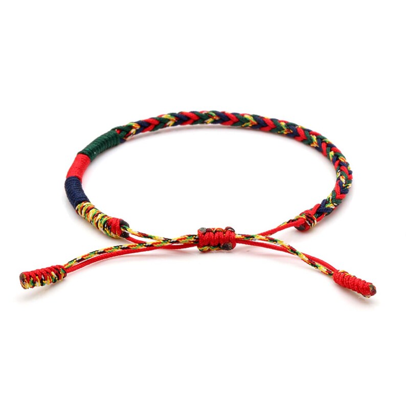 Lucky Knot Friendship Bracelet Tibetan Handmade Etsy