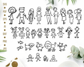 Download Stick Couple Svg Etsy