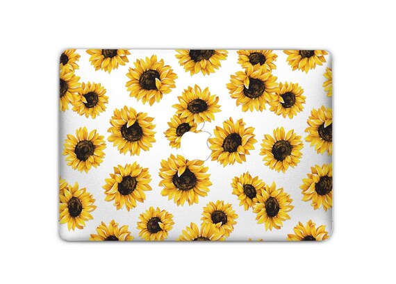 sunflower macbook case