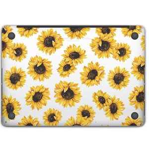 Sunflowers MacBook Decal MacBook Pro Case MacBook Air Case Sunflower MacBook Skin Laptop Skin MacBook Air MacBook Pro Skin Floral US3106 image 3