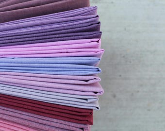 Sweetheart Fat Quarter Bundle | Tilda Chambray Bundle, 10-Piece