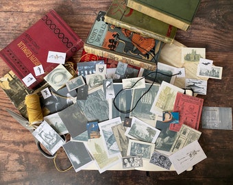 Dark Ephemera Pack 2, Gothic Horror Scrapbook Supplies