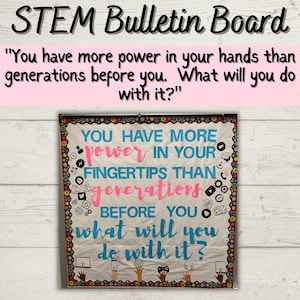 Tech Inspired Bulletin Board for the Classroom