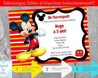 Mickey Anniversaire Etsy Mickey Anniversaire Etsy