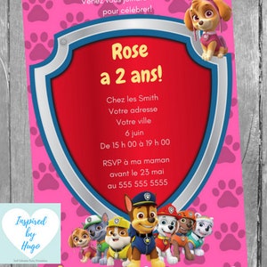 Invitation Minnie Mouse Fete D Anniversaire Fille Etsy