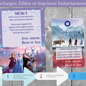 Carte De Remerciement La Reine Des Neiges Etiquette Disney Etsy Carte De Remerciement La Reine Des Neiges Etiquette Disney Etsy