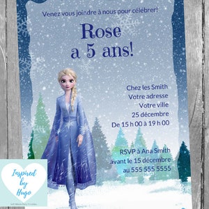 Invitation La Reine Des Neiges Fete D Anniversaire Disney Etsy Invitation La Reine Des Neiges Fete D Anniversaire Disney Etsy