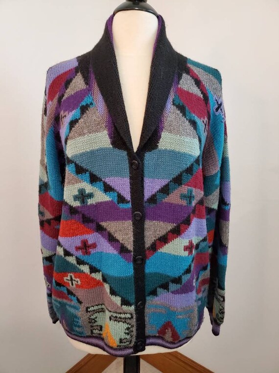 Vintage Minkha alpaca cardigan