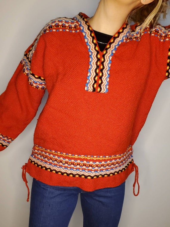 Vintage Boho Wool knit sweater