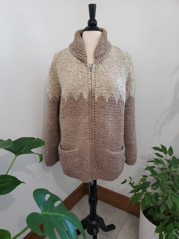 Vintage hand knit sweater