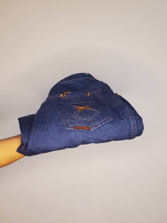 Vintage razzle dazzle bell bottom jeans