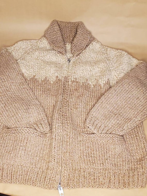 Vintage hand knit sweater