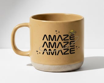 Amaze Amaze Amaze Fist My Bump Coffee Mug, Sci-Fi Book Space Lover Gift