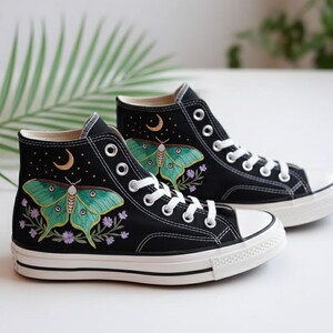 UNISEX BLACK CONVERSE LUNAR New Unisex Converse All Star Chuck Taylor II Low Lunarlon  main image 2