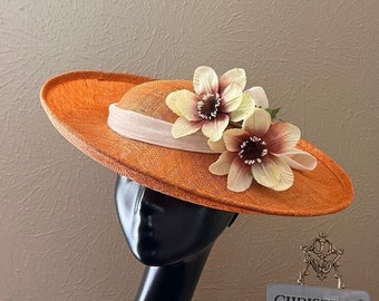 Queen Orange brown hat