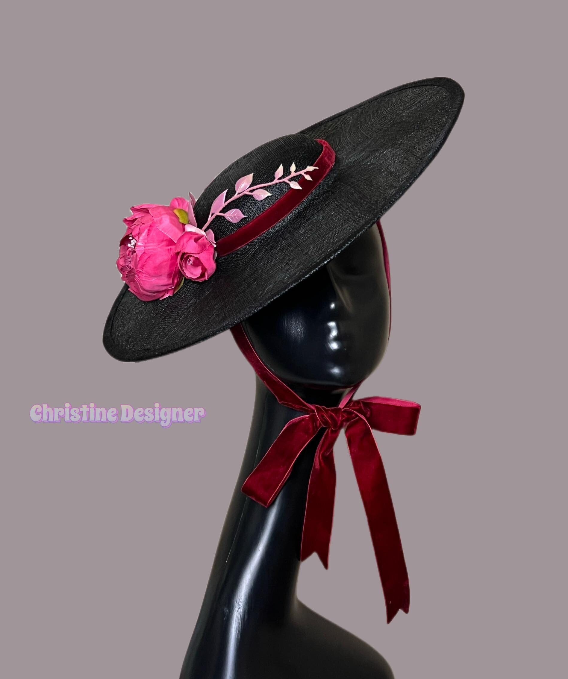 Romantic party hat, ascot hat, derby hat, wedding guest hat