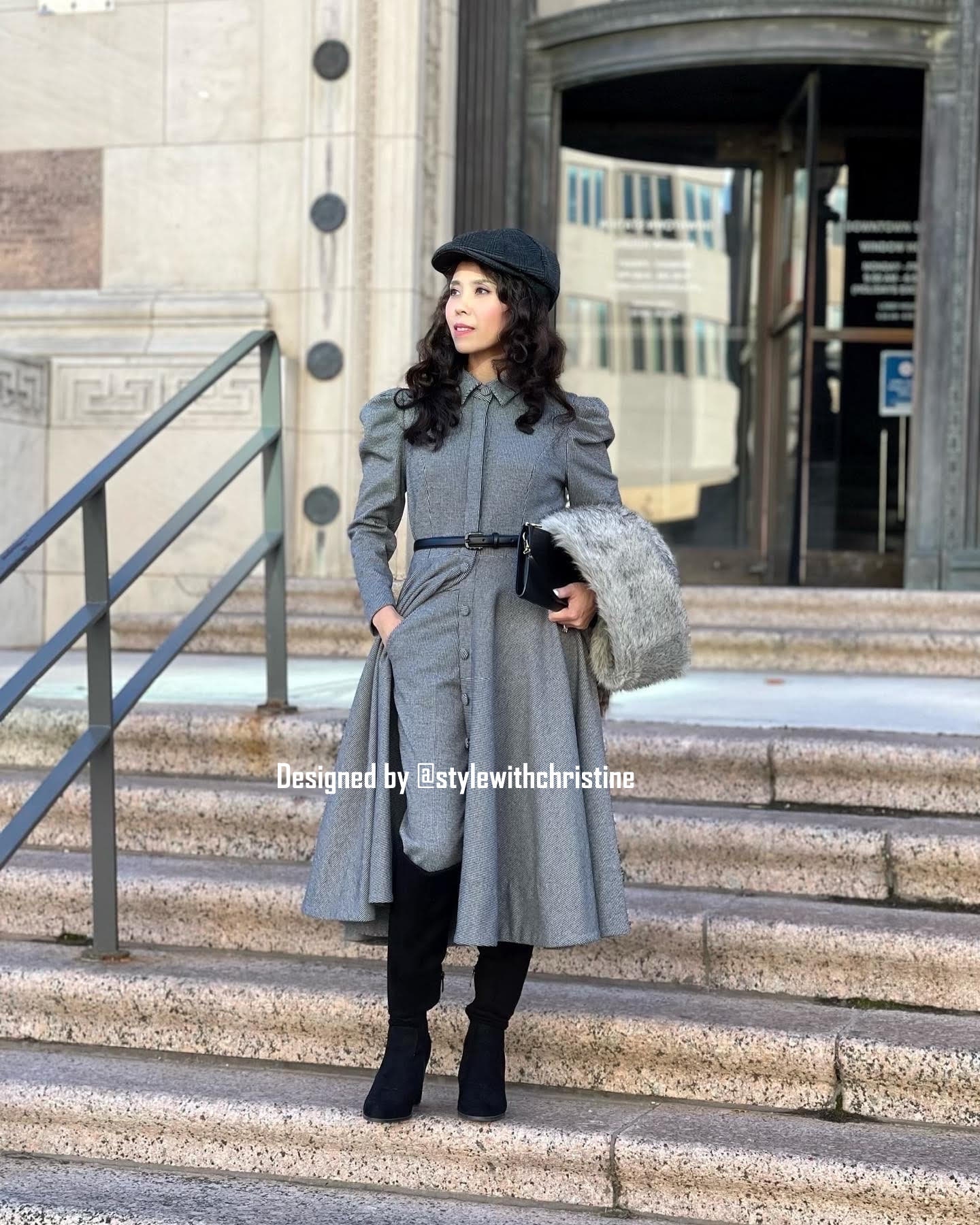 Tweed Midi Dress - Etsy Tweed Midi Dress - Etsy