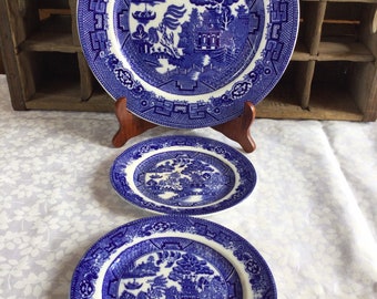 Allerton Blue Willow Etsy