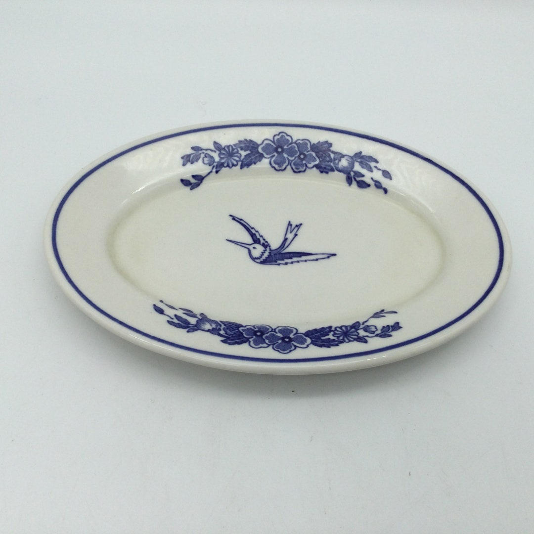 Walker China Restaurant Ware China / Blue and White Etsy