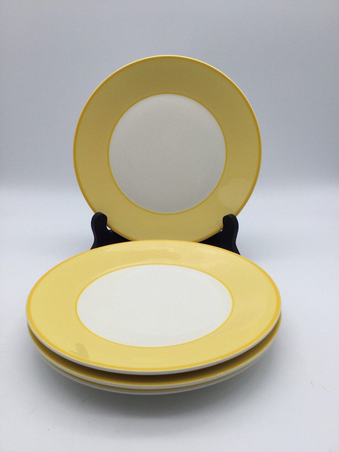 Pagnossin Ironstone Martinique Set of 4 Salad Plates / Treviso Italy