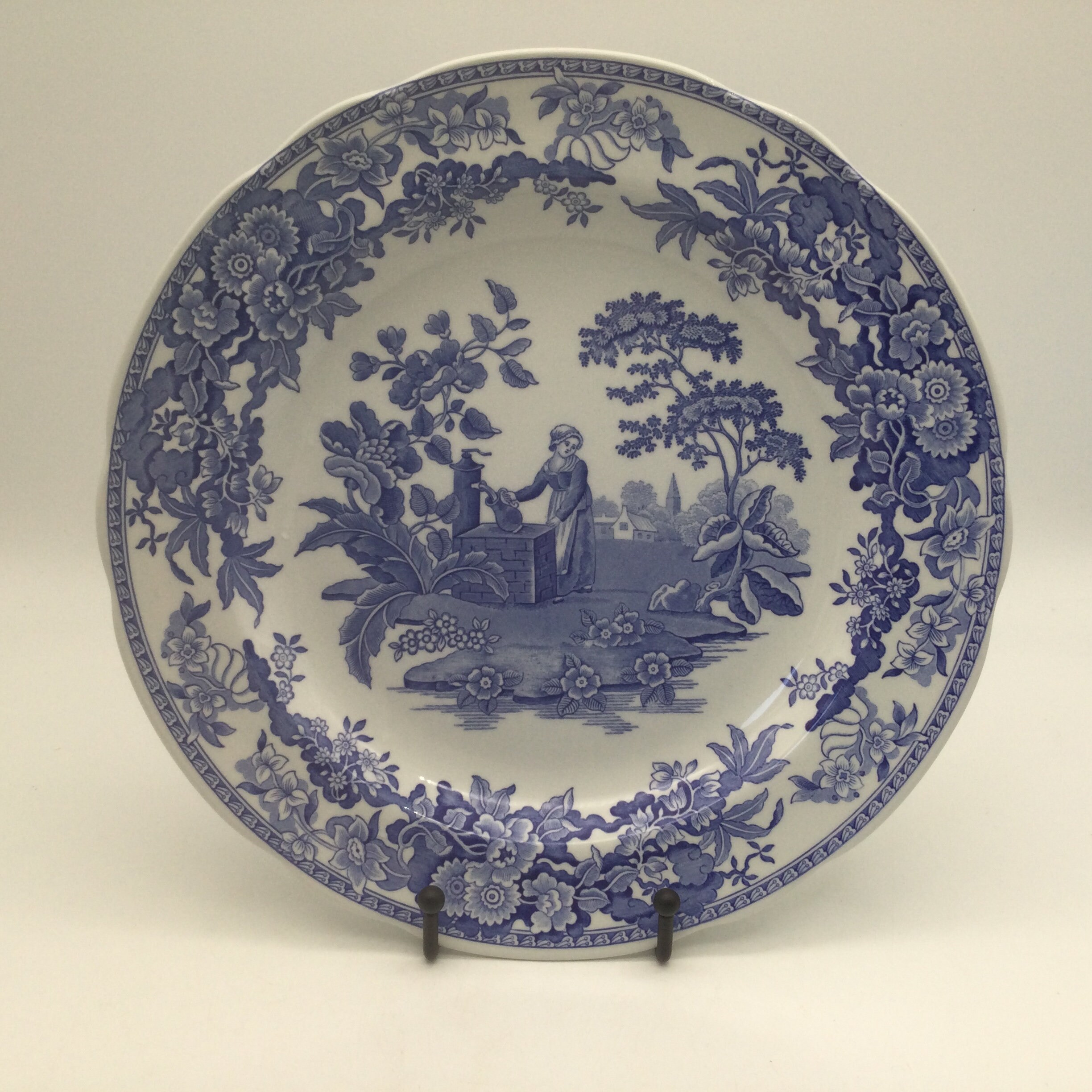 Spode Blue Room Collection ラウンドテーブルクロス Spode Blue Room Collection Plates - Etsy